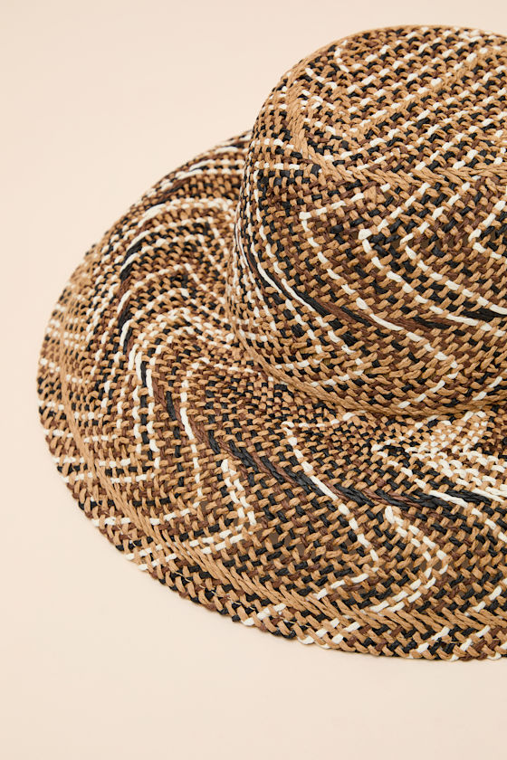 San Diego Hat Co. Briza - Brown Multi Sun Hat - Straw Sun Hat - Image 4