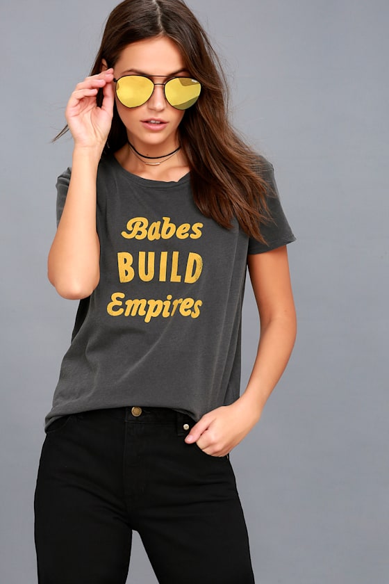 Abstract Fudge Digital Balloon Tee (Dark Grey) main image 1