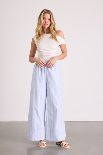 I25P5542: BLUE/WHITE STRIPE 1