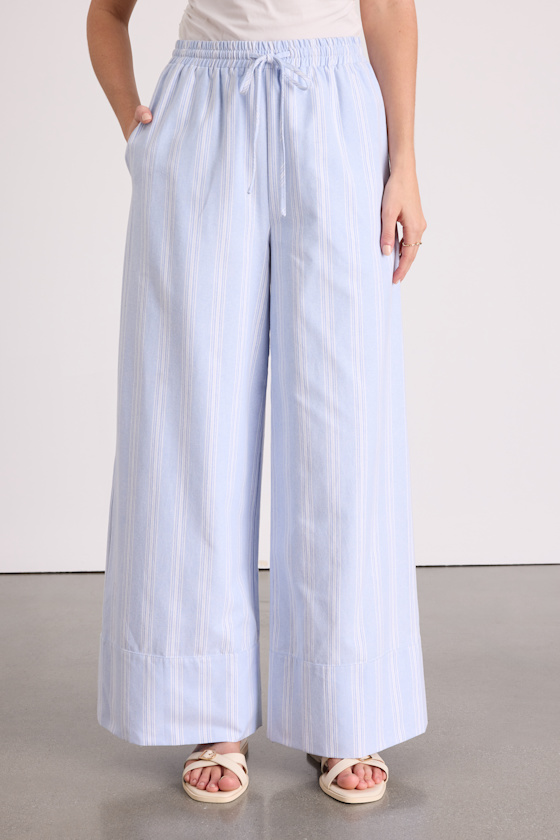 I25P5542: BLUE/WHITE STRIPE 2