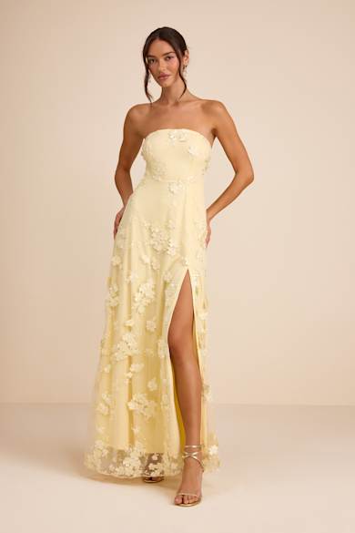 Shop Butter Yellow Dresses for Women - Lulus