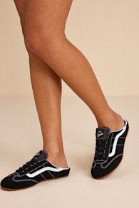 FU SUPER LOWPRO MULE: BLACK/WHITE 1