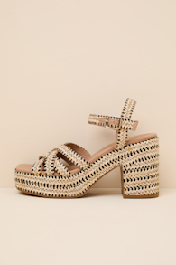 ST BARTS: NATURAL/BLACK RAFFIA 1