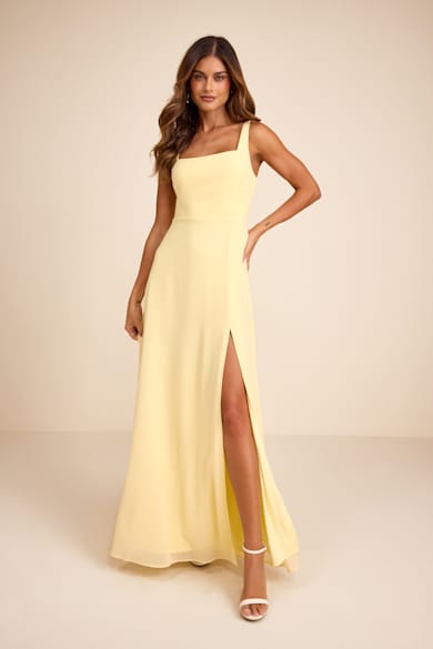 Yellow Bridesmaid Dresses