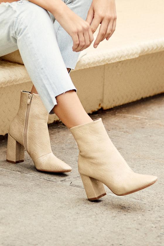 Nude mid calf boots Clearance