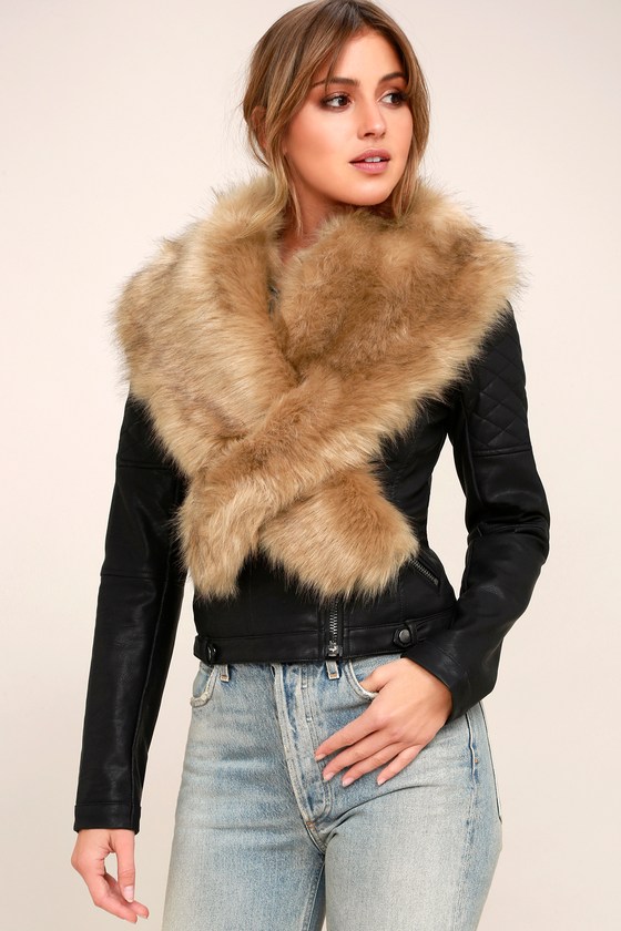 fake fur shawl
