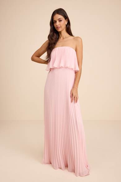 pink and gold wedding bridesmaid dresses Pink Bridesmaid Dress | Pink Velvet Dress