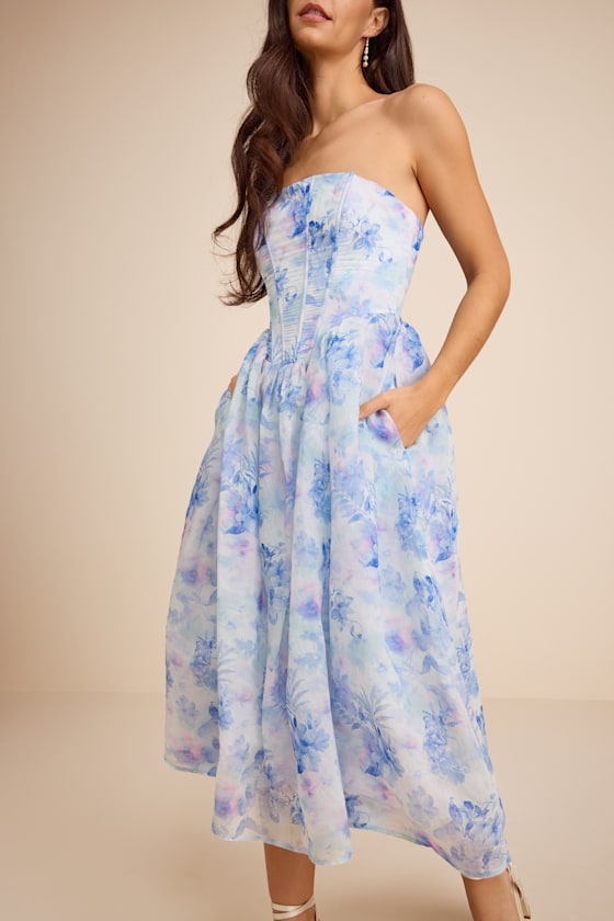 NJD1154: BLUE FLORAL 2