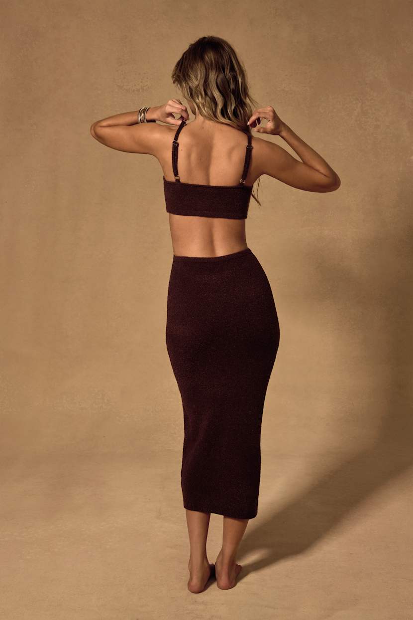 Dark Brown Midi Dress - Cutout Midi Dress - Sweater Dress - Lulus Dark Brown Midi Dress - Cutout Midi Dress - Sweater Dress - Lulus