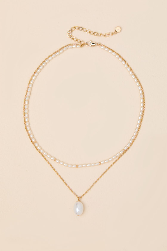 Pacific Pearl 14KT Gold Layered Necklace - thumbnail 2