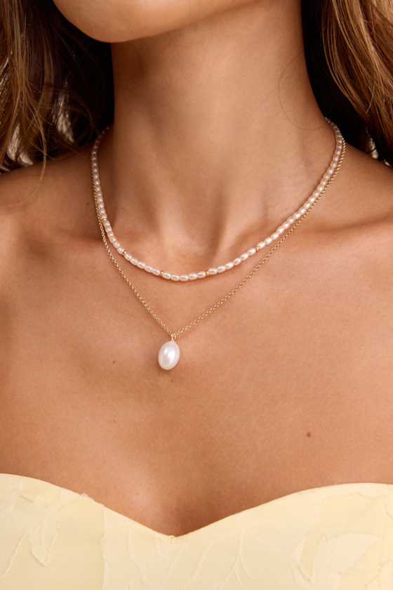 Pacific Pearl 14KT Gold Layered Necklace - thumbnail 3