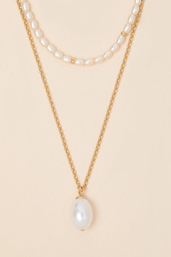 Pacific Pearl 14KT Gold Layered Necklace - thumbnail 4