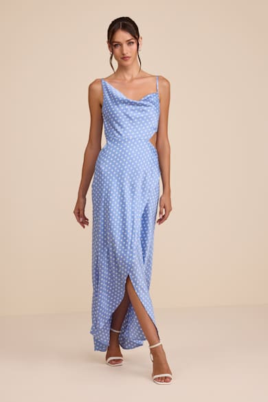 princess polly baby blue dress Spaghetti Strap Dresses For Summer