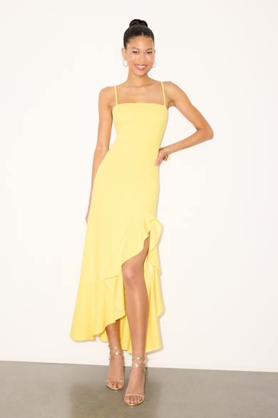 ruffle dress formal Cecilia Off-The-Shoulder Ruffle Formal Dress main image 0