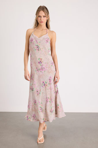 DH33009KL: PINK/ PURPLE/ BROWN/ CREAM 1