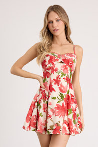 MD5786LU: CREAM/ RED /OLIVE 1