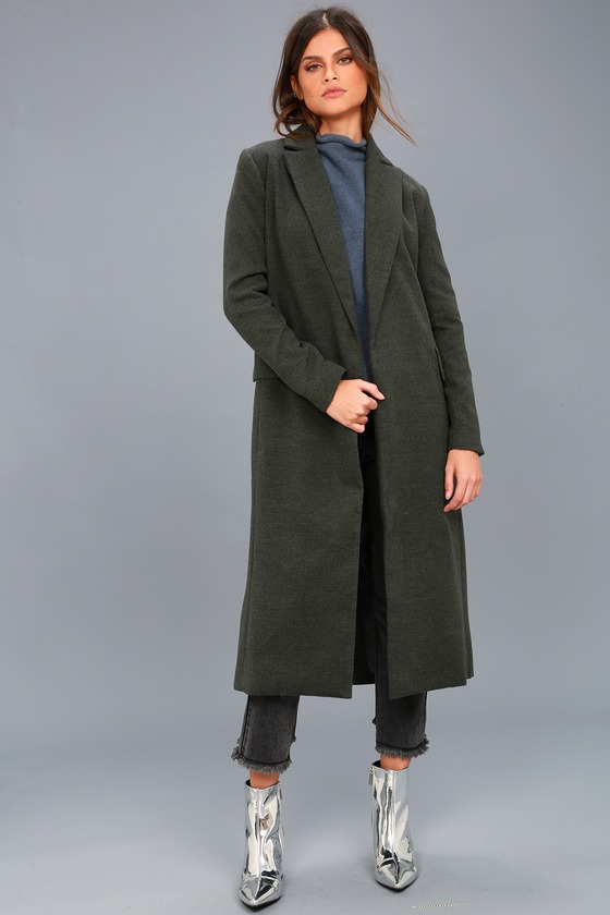 charcoal grey winter coat