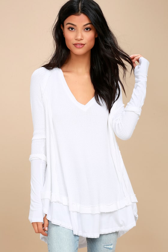 Laguna White Thermal Long Sleeve Top 3
