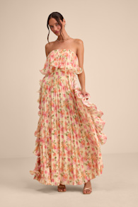 BJD2261P: YELLOW/PINK/GREEN FLORAL MULTI 1