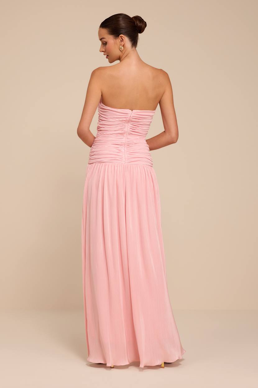 light pink drop waist maxi dress & Other Stories - Drop Waist Maxi Dress - Women - Cotton/Viscose/Polyester - 38 EU
