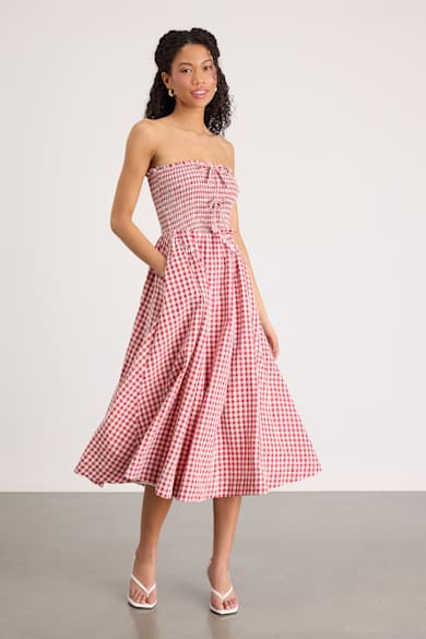 strapless open back dress Buy Noir Grace Party Western Dress main image 1