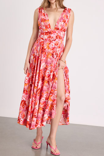 I25D5906: PINK/RED/ IVORY 2
