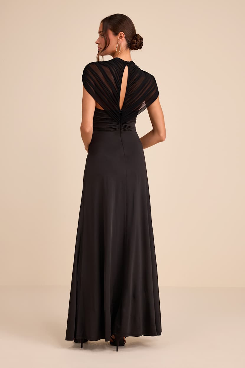 long pink flowy dress Iris Sleeve Satin Maxi / Soft | MESHKI Floor length meta-collection-w-dresses-skirts V Neck Open Back <strong>STEP 3:</strong> Additional Insurance:$3000 Total (+$50.00)