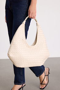 Della Bone Woven Slouchy Tote Bag 3