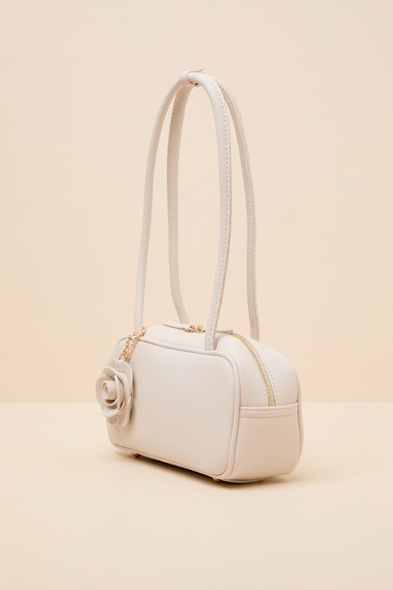 Judy Beige East-West Shoulder Bag - thumbnail 4