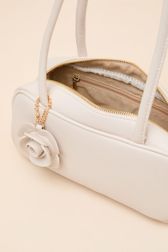 Judy Beige East-West Shoulder Bag - thumbnail 6