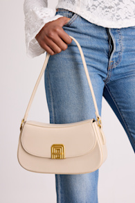 Picturesque Charm Bone Faux Leather Shoulder Bag 1