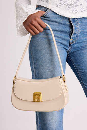 Picturesque Charm Bone Faux Leather Shoulder Bag 1