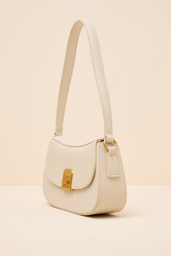 Chic Bone Bag - Faux Leather Bag - Chic Shoulder Bag - Handbag - Image 4