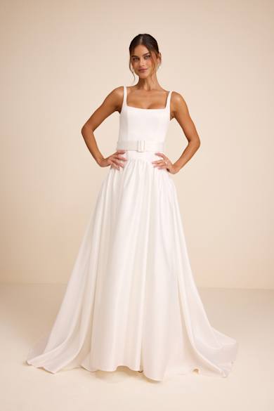 princess polly baby blue dress Lulus Beach Wedding Gowns 2026 main image 1