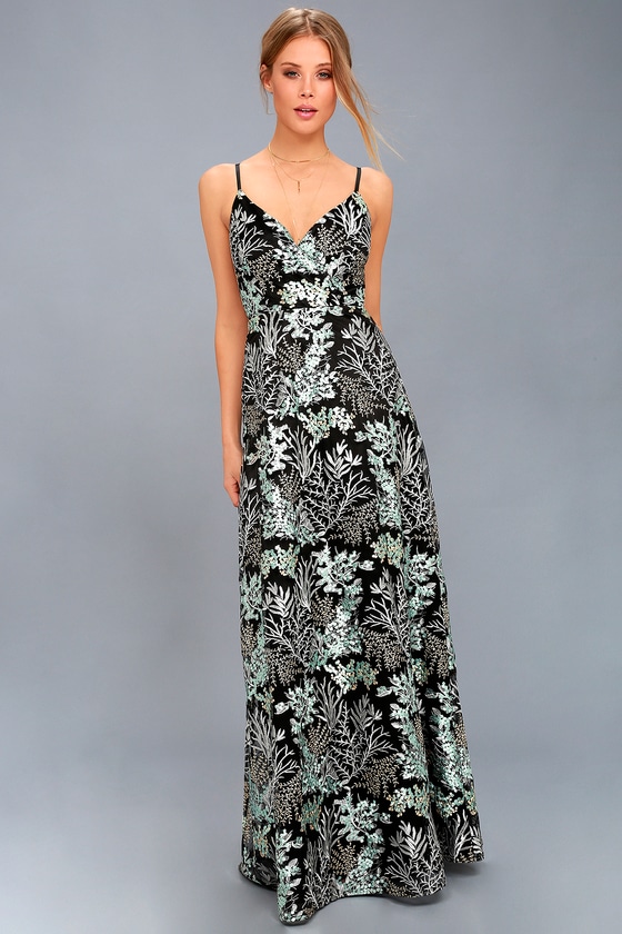 Stunning Lace Maxi Dress - Floral Embroidery Maxi Dress - Lulus