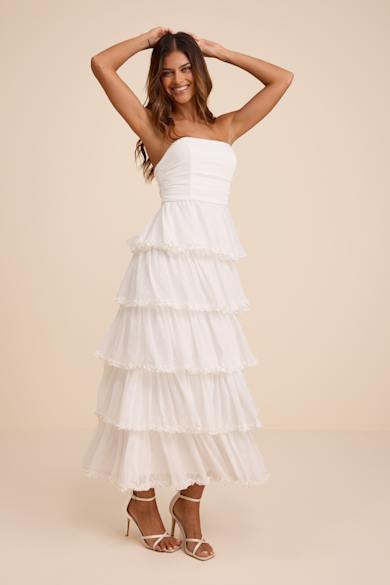 White Dresses in Mini, Midi & Maxi Dress Styles - Lulus