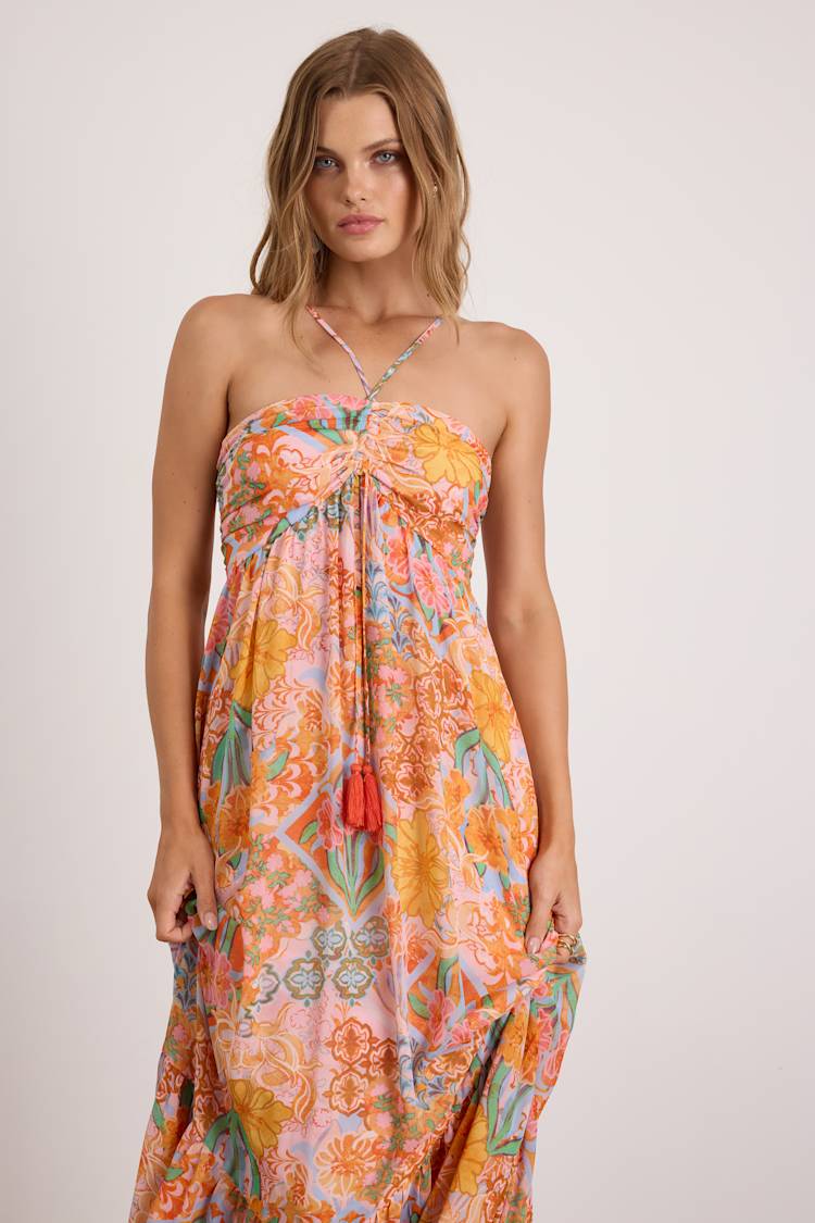 tulle halter dress Chic A-Line Green Tulle Halter Short Homecoming Derss Backless #MHL082 –  SELINADRESS main image 1