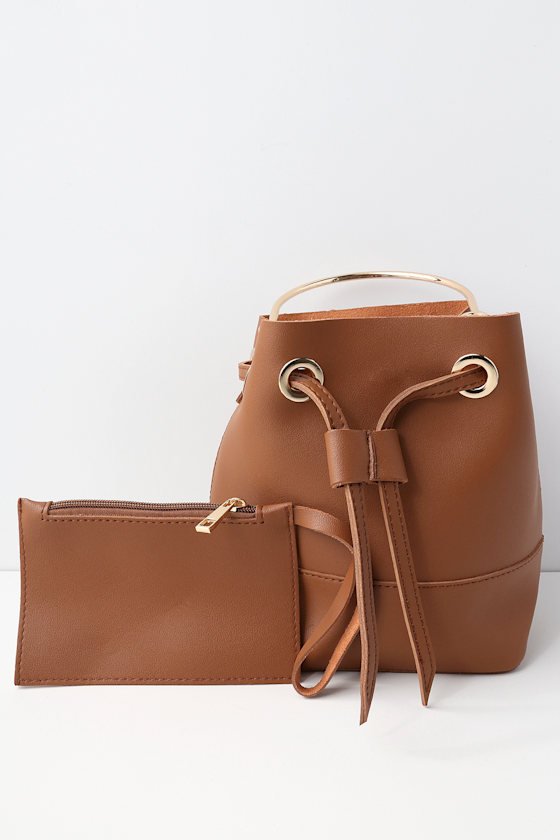 Chic Brown Bag - Bucket Bag - Drawstring Bag - Lulus