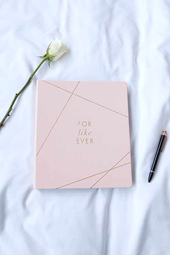 For Like Ever Gold and Blush Pink Wedding Planner 5