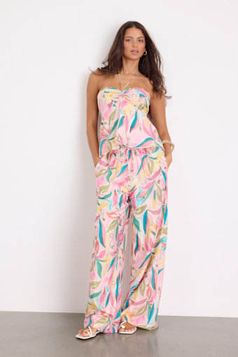 L25354: WHITE/PINK/TEAL 1