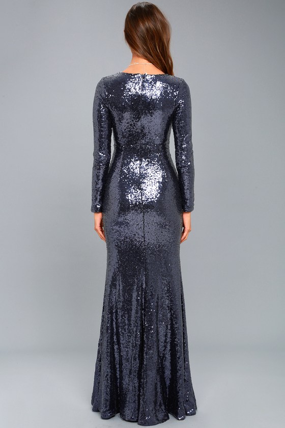 navy blue sequin