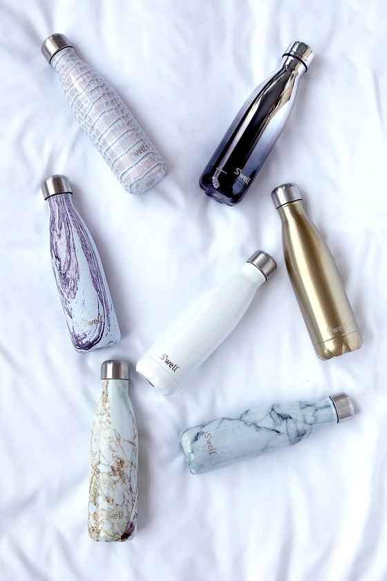 Sparkling Champagne Gold Stainless Steel Water Bottle