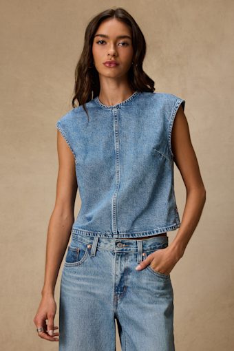 Denim Medium Wash Tee 1