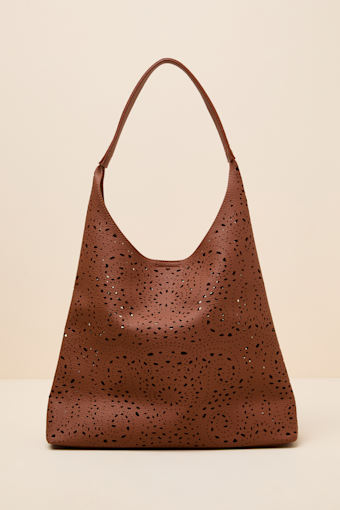 Deon Brown Cutout Tote Bag 1