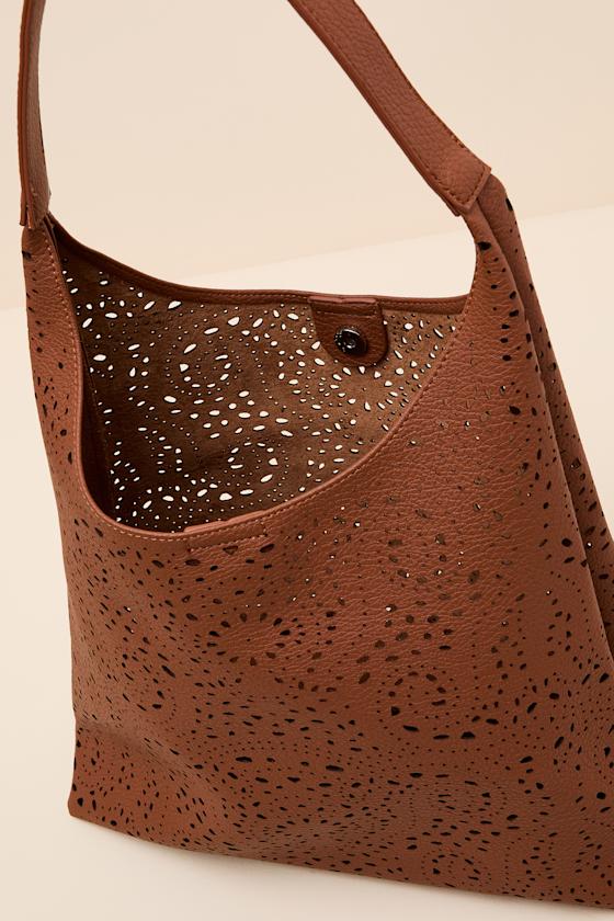 Deon Brown Cutout Tote Bag - thumbnail 6
