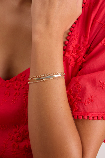 Kori Gold Five-Piece Bracelet Set 1