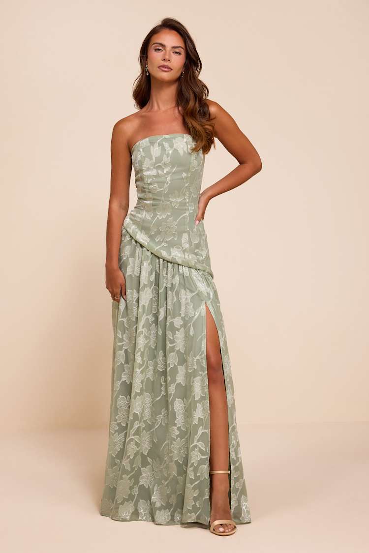 sage drop waist dress Sage green emmy satin dropwaist dress by Anthropologie
