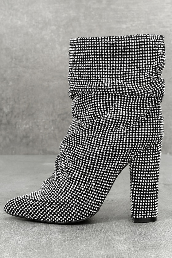 rhinestones booties