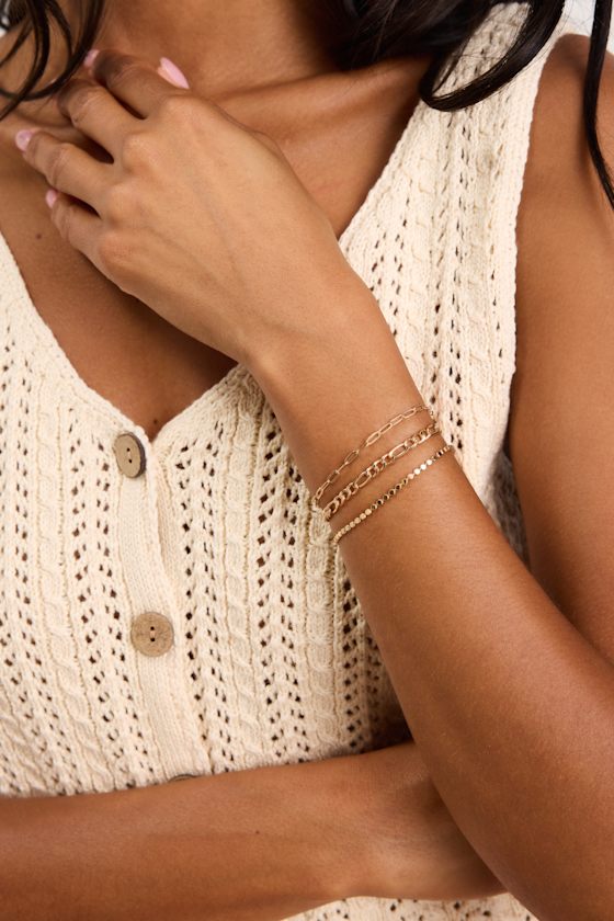 Leland Gold Six-Piece Bracelet Set 1