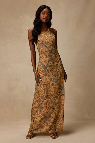 women's boho western dress Dress Country View Western Store Wildy BOHO Summer Bohemian Vintage Printed Midi Dress, Casual American Western Country Style For Womencasual Outfit For Women Product Video